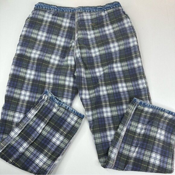 Carhartt Men's Blue Plaid-Lined Tactical Relaxed Straight Leg Jeans W36/L31 - Picture 12 of 13